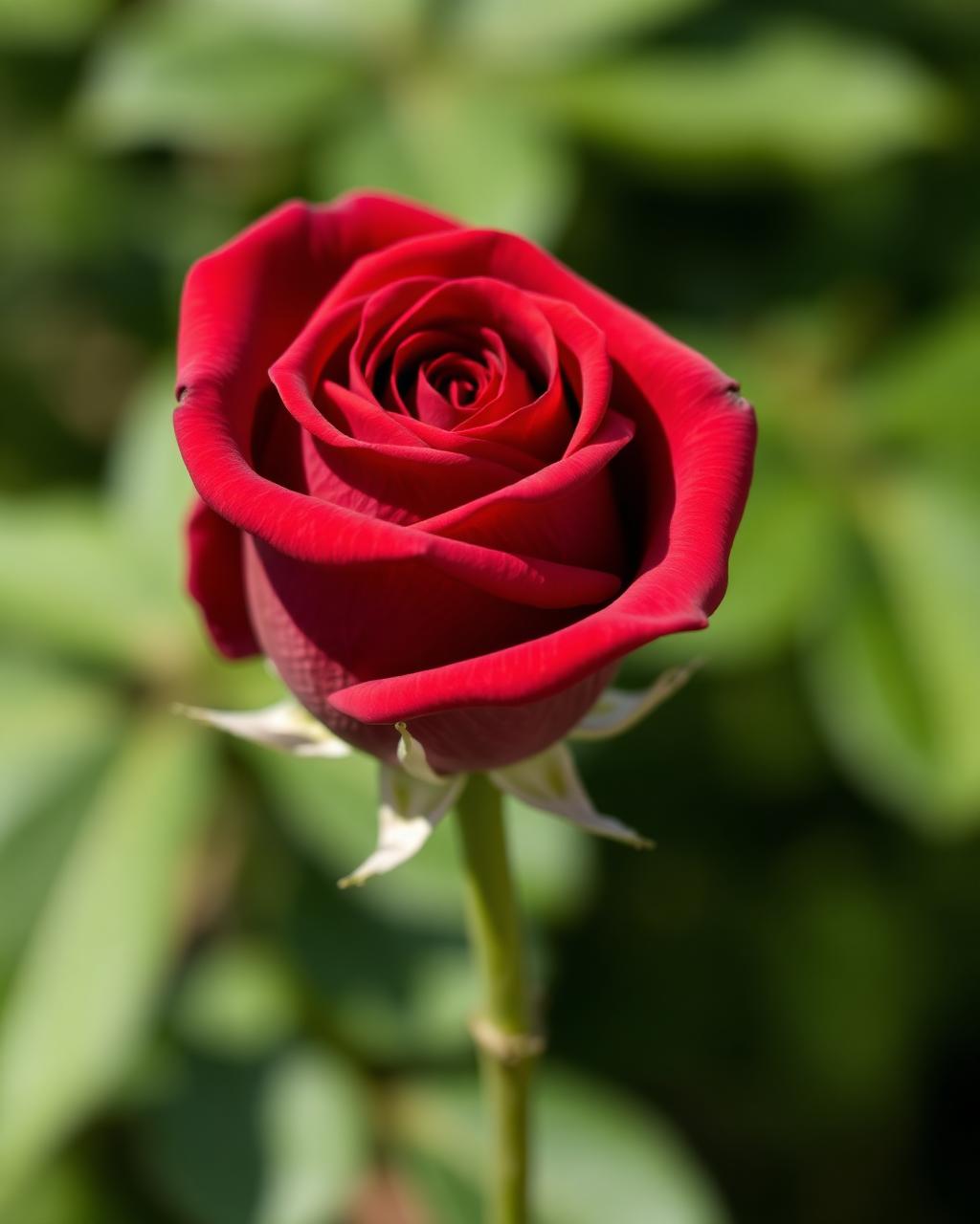 A vivid red rose, symbol of Delta Kappa Gamma